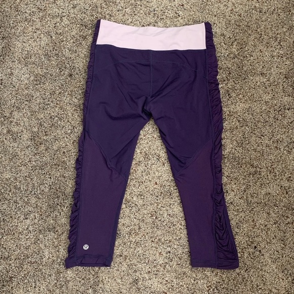 Lululemon 19” Run In The Sun crops, size 6 - Picture 7 of 10